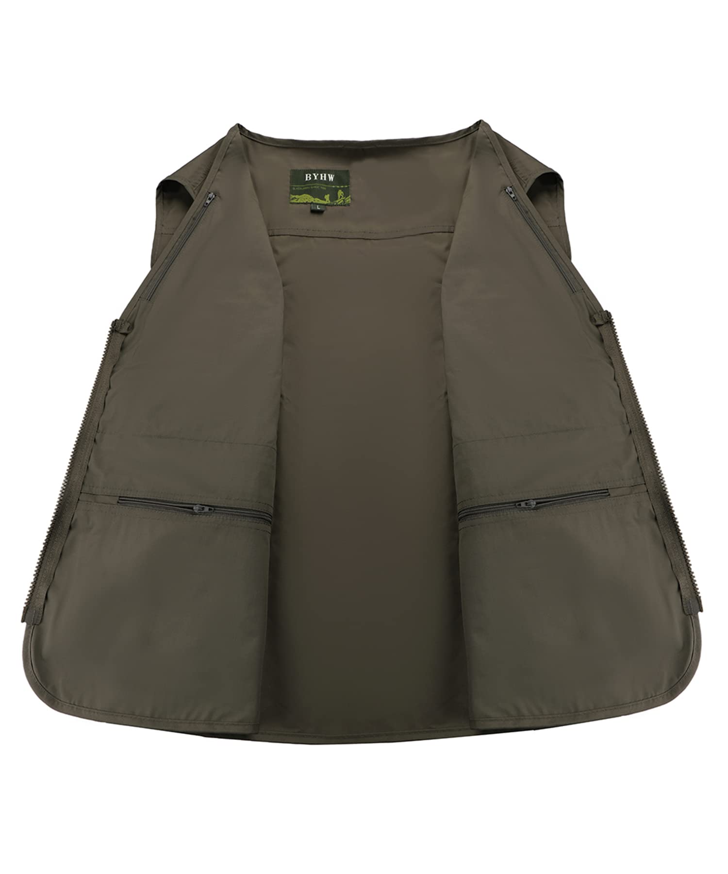 Herren Outdoor Freizeit Weste Atmungsaktiv Funktionale Arbeitsweste Leicht Fotografie Reporterwesten Camping Wandern Ärmellos Jacke mit Vielen Taschen