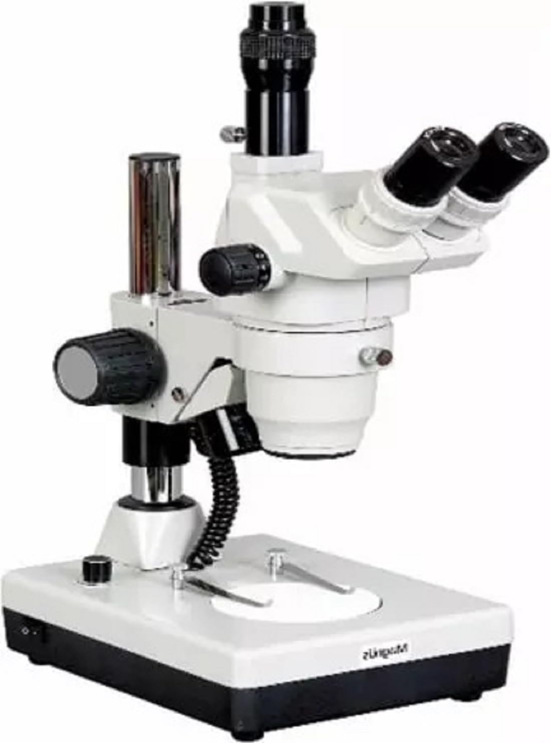 KASHSURG MSZ-TR LED Stero Zoom Trinocular Microscope Zoom Ration 1:7 and Range 0.65-4.5 x with Light