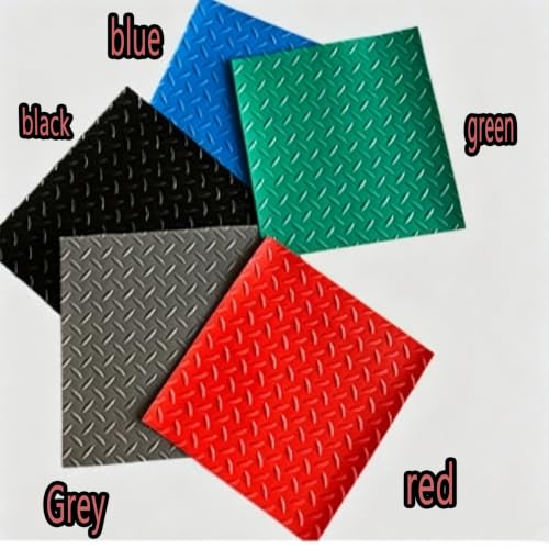 Tapis de sol garage bleu 1.2x2m robuste et antidérapant pour voiture