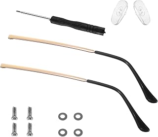 1 Pair Glasses Repair Kit with Screws Arm Replacement Sunglass Parts Arms Screw Glass