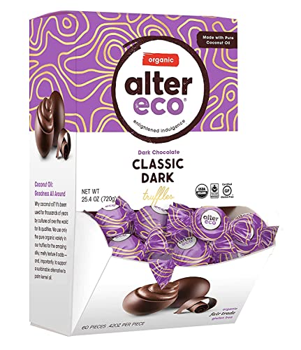 Alter Eco Chocolate Truffle Black.42Oz, 60Pack #TOP19