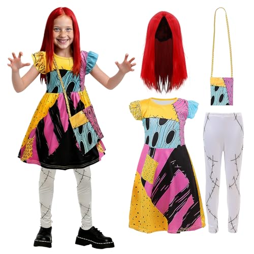 Disfraz Sally para niñas con accesorios cosplay miniatura 1