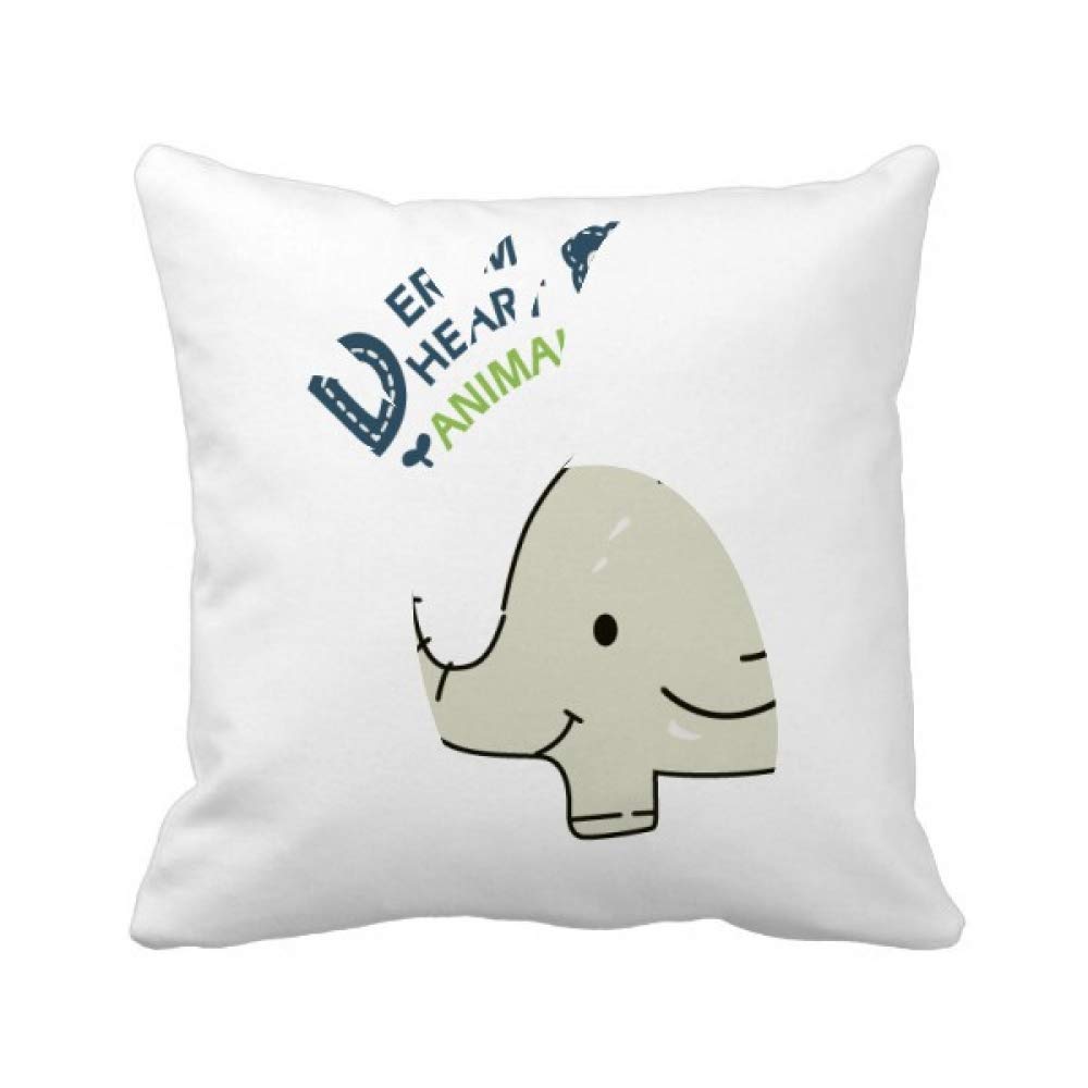 Coussin carré DIY nuage gris éléphant, le cadeau de naissance idéal fait main
