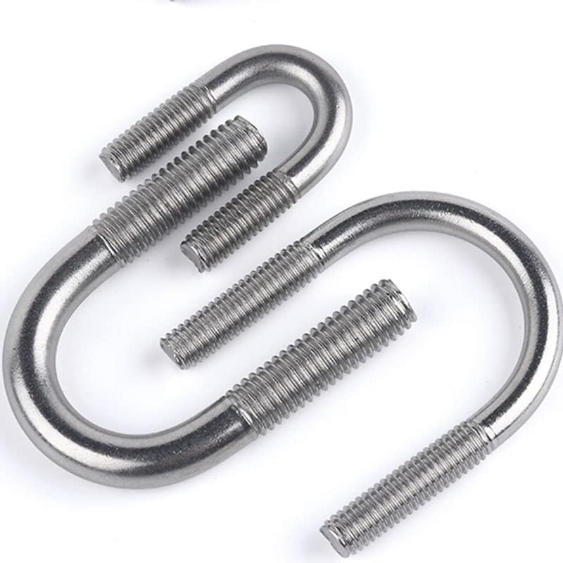 6 Piezas De Pernos En U, Pernos En U M6, Pernos En U De Acero Inoxidable Con Tuercas Placas Y Arandelas Pernos De Abrazadera De Fijacion De Tuberia Angulo Recto 70 X 35 Mm 87853186