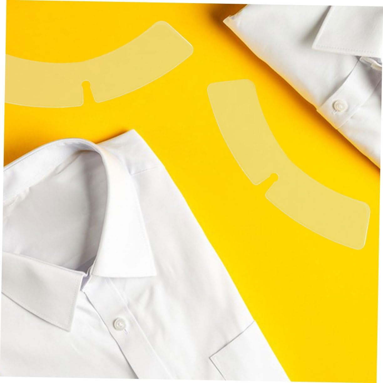 BESPORTBLE 200Pcs Plastic Collar Stays for Men Reusable Collar Support Inserts for Dress Shirts T Shirts and Uniforms Reliable Non Slip Design for Secure Fit and Use