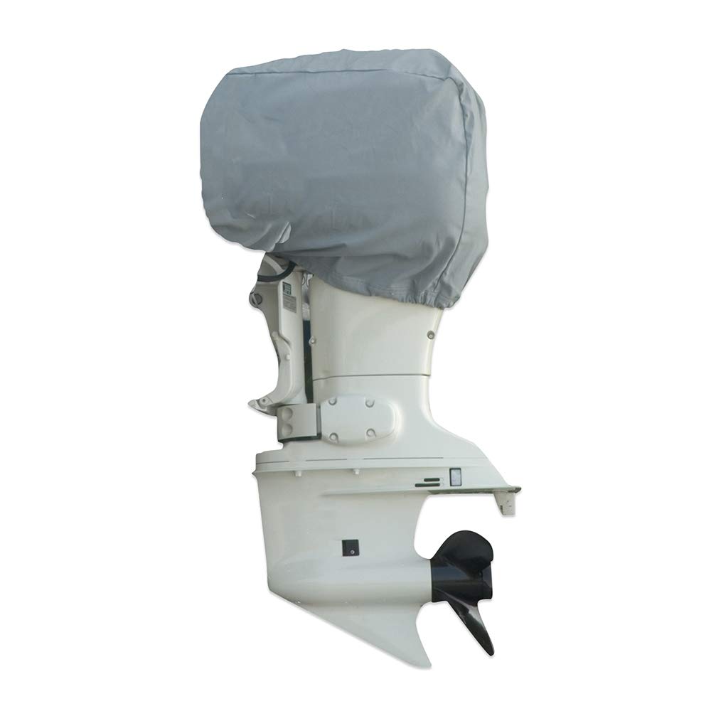Carver 70009F-10 Universal Outboard Motor Cover - 25 HP, Slate Gray
