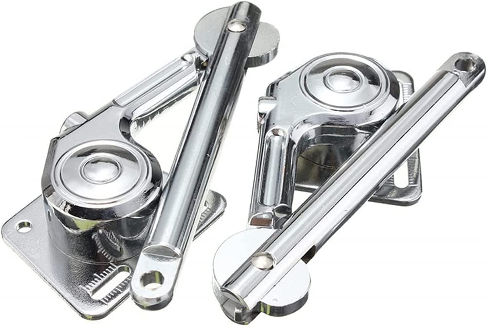 2 Stks Soft Close Deksel Ondersteuning Scharnieren, Kast Deksel Blijven Vouwen Drop Down Scharnieren, Flap Scharnier voor Meubels Keukenkast Kast