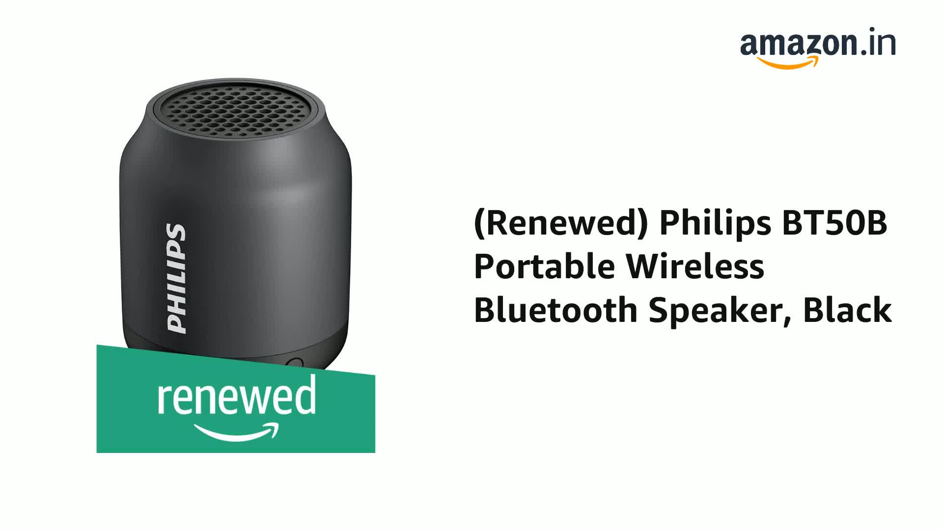 philips bt50b portable bluetooth speaker