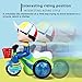 Wokaku Stunt Spin Dance Tricycle Children's Electric Toy with Sound Music Light Toy for Toddler Children Kids 3-12 Years Old, Small