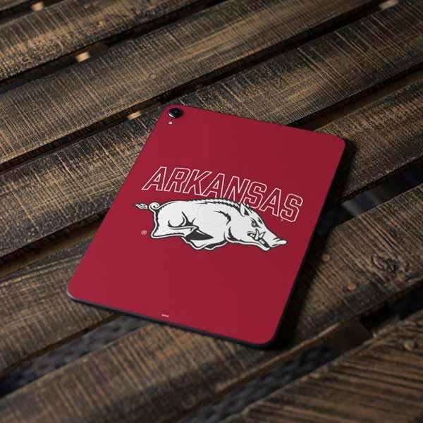 Skinit Decal Tablet Skin Compatible with iPad Pro 12.9in (2021) - Officially Licensed University of Arkansas-Fayetteville Razorbacks Logo Design