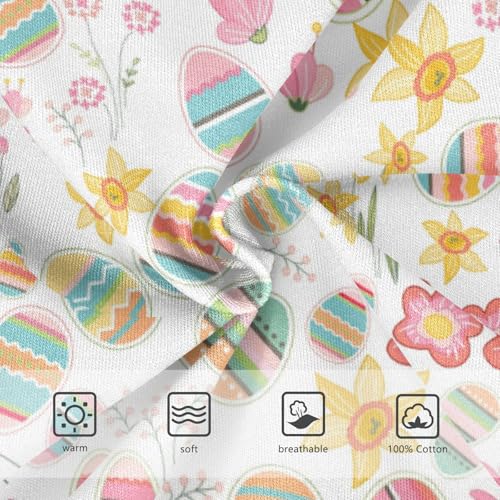 Boys' Exclusive Briefs Toddler Underwear 95% Combed Cotton Boxerbriefs 2T Easter Eggs Pattern 493