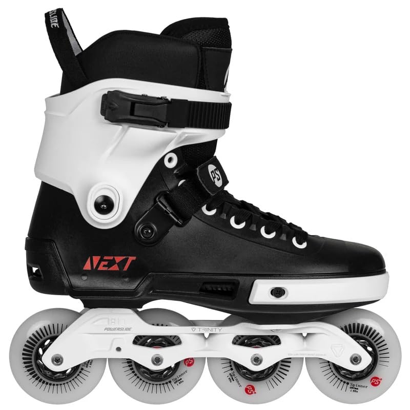 Powerslide Next Core Black 80 Skates Inline Skates-Unisex-Black-Wicked ABEC-7 / Wheels 80mm/85a - myFit Liner/Trinity Frame