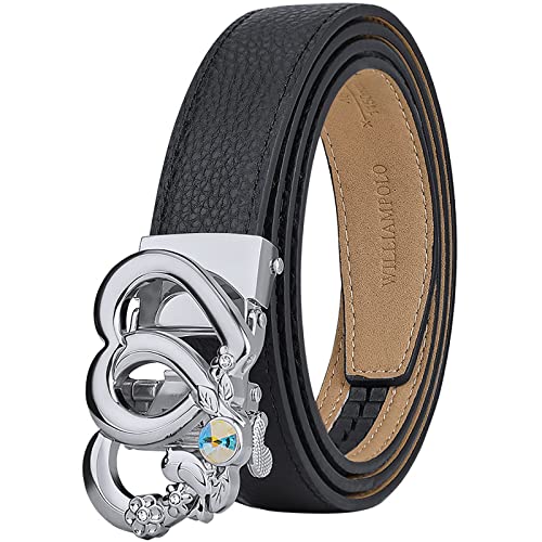 Ceintures en cuir pour femme avec boîte à ceinture en maroquinerie classique