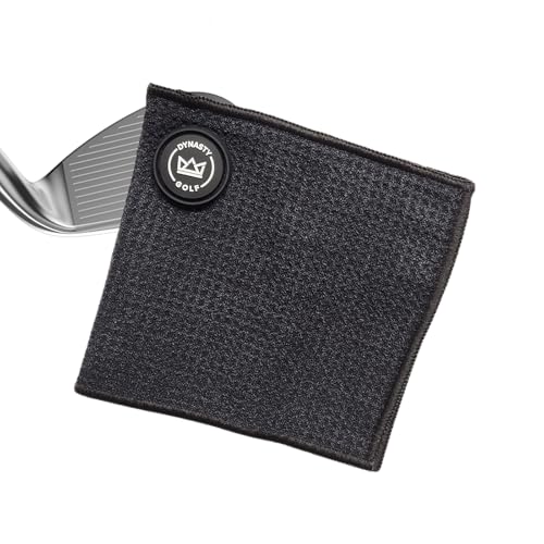Image of Small Magnetic Golf Towel - Golf Ball Towel Small Golf Greens Towel - Golf Ball Cleaner Towel for Around The Greens - Golf Pocket Towel and Magnet Golf Hand Towel