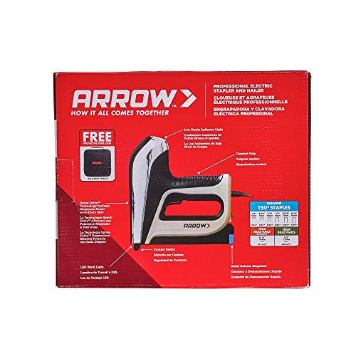 Arrow Fastener T50Ac Professional Electric Staple Gun And Nailer #TOP3
