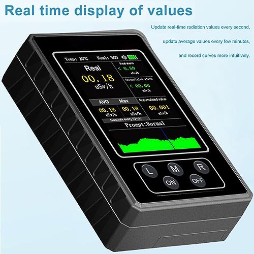 Detector de Radiación Nuclear Portátil con Pantalla LCD miniatura 3