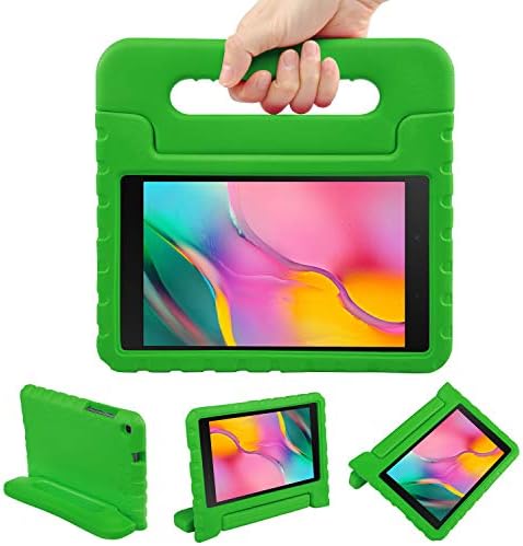 NEWSTYLE Kids Case for Samsung Galaxy Tab A 8.0 2019 SM-T290/T295, Shockproof Light Weight Protection Handle Stand Kids Case for Samsung Galaxy Tab A 8.0 Inch 2019 Tablet (Green)