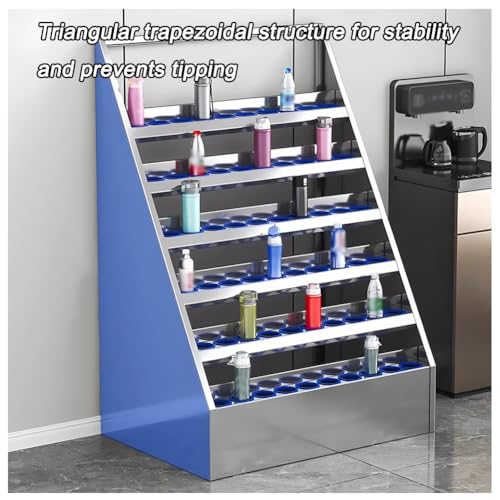 Porte-bouteilles d'eau en acier inoxydable vertical pour cuisine - 6