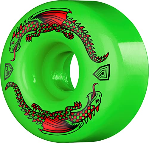 Powell Peralta Dragon Formula Skateboard Wheels 93A 54mm x 34mm Green