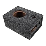 ibasenice Auto Subwoofer Gehäuse 5 Zoll Thin Auto Audio Gehäuse mit Hochtöneröffnung Kompatibel für Fahrzeug Subwoofer Selbstgemacht Lautsprecherbox