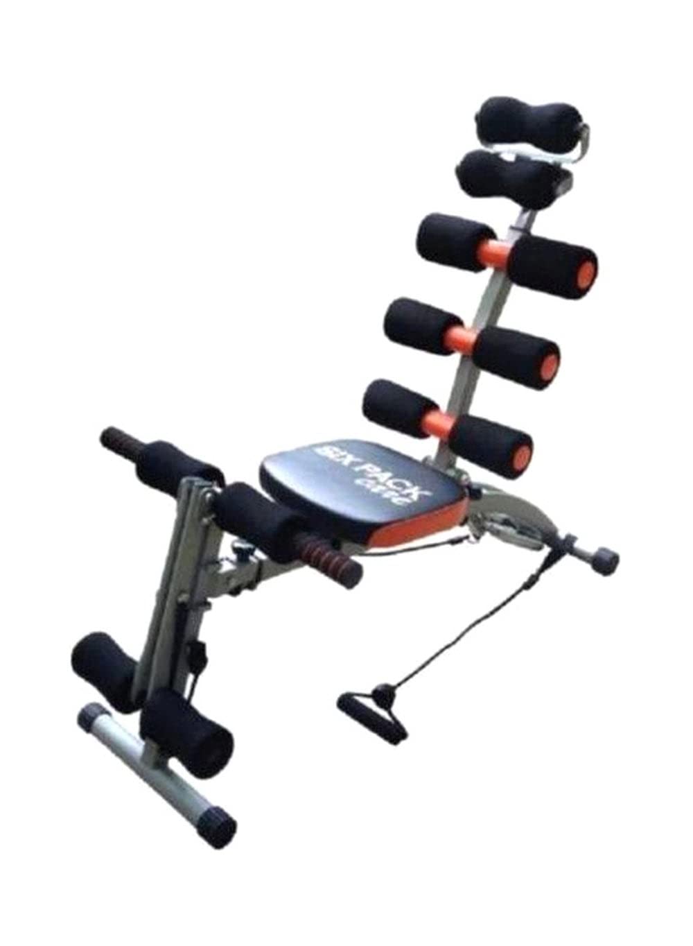 Foldable Six Pack Care Machine Black/Orange