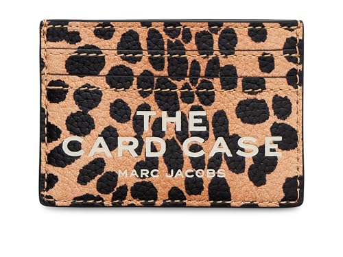 Marc Jacobs The Cheetah Leather Card Case, Black Multi