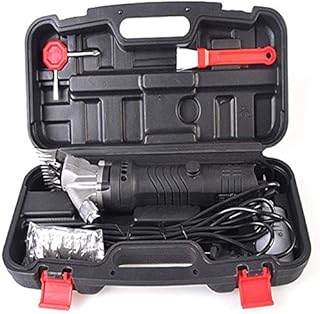 TOPCHANCES Professional High Speed Electric Sheep Shearing Clipper Scissors Shears Cutter Goat Grooming Shearing Clippe with 13 Teeth Bend Blade for Farm Animal Livestock (350W)