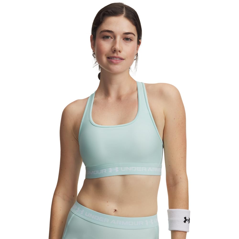 Under Armour Crossback Mid Bra - Refresh Mint / / Bianco - MD