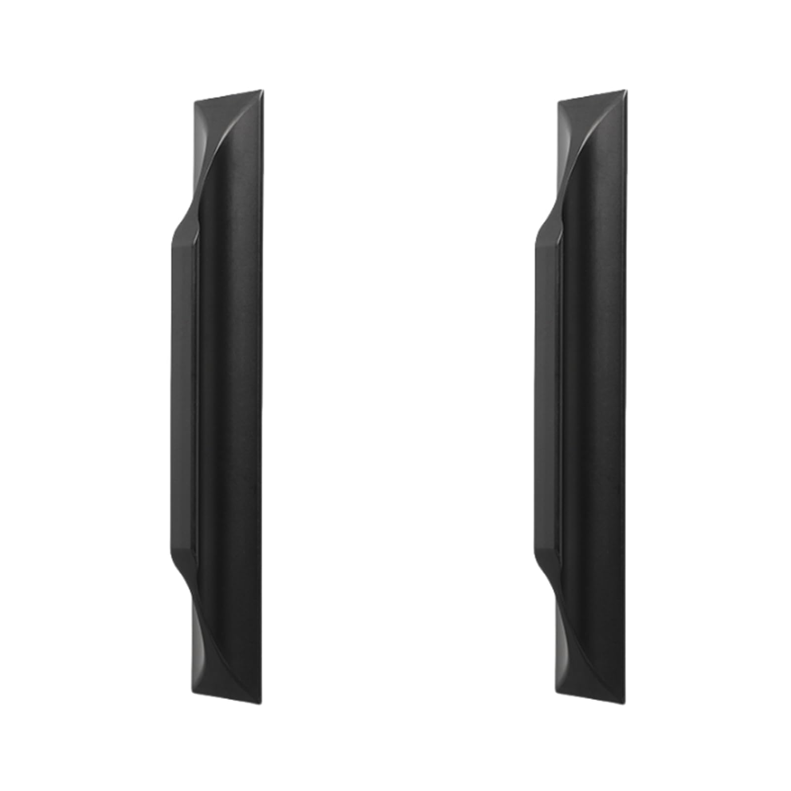 2 Pcs Self-Adhesive Handles Wardrobe Door Handles Self Stick Knobs Drawer Knobs Sliding Door Handle Stick On Handle Cabinet Pulls for Kitchen Cupboard Balcony Drawer (Length:150mm,Black)