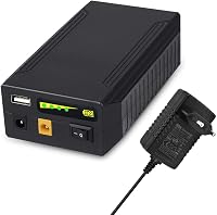 TalentCell 100WH Újratölthető Lítium-ion Akkumulátor - 12V/8300mAh, 9V/11000mAh, 5V/20000mAh - LED Szalaghoz, Kamerához, Fekete 1