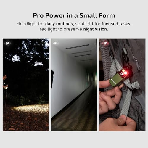 image for OLIGHT Oclip Pro EDC Flashlight Clip-on Light, Rechargeable 500 Lumens