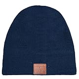 ASIILOVI Cappello Bluetooth Regali Natale, Berretto Bluetooth con Doppio Strato di Fodera in Lana, Adatto a Uomini, Donne e Adolescenti, 20 Ore di Riproduzione, Confezione Regalo per Natale
