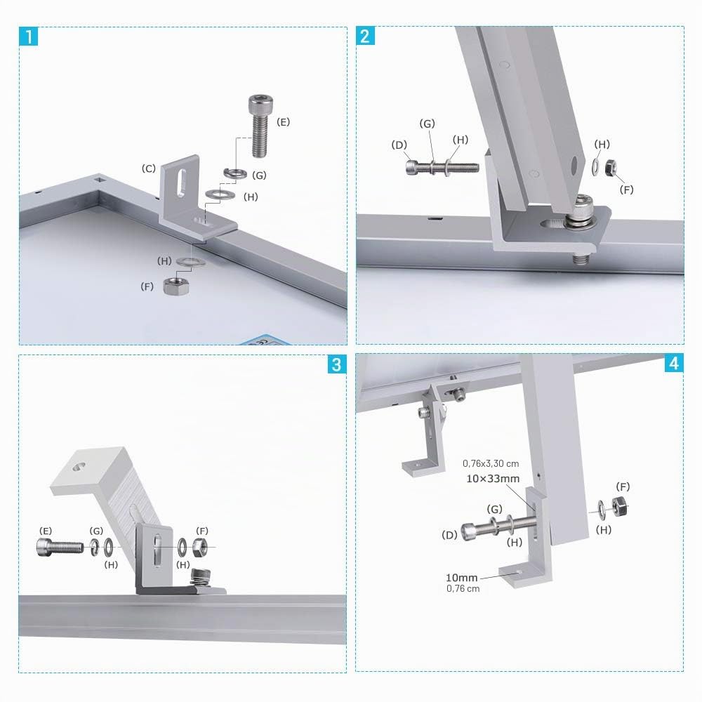 Renogy - Soporte Solar para Panel