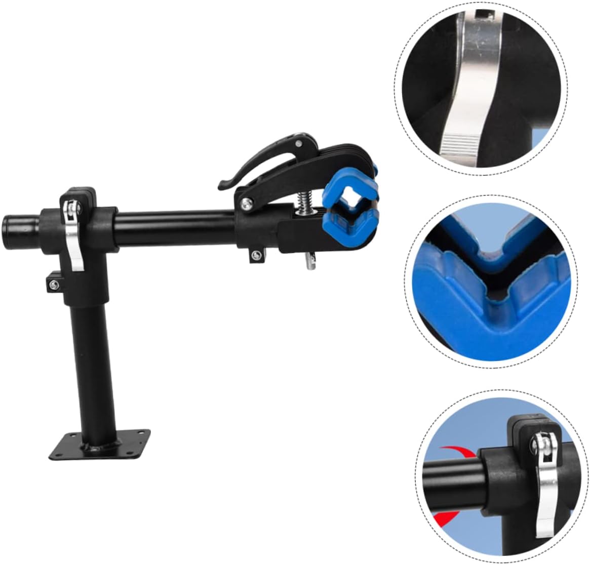 1pc Bike Wall Hanger Bike Storage Bracket for Mountain and Road Space-saving Wall Rack for Home Garage Shed Use Compatible Types