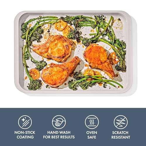 OXO Good Grips Non-Stick Pro Ceramic Coated Metal Bakeware Half Sheet Pan – Storm Blue by OXO - Image 2