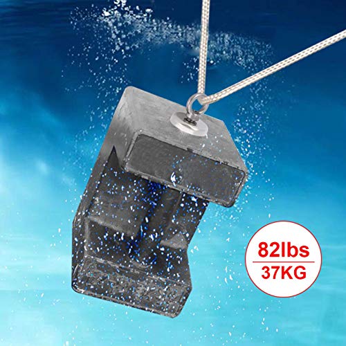 Ímã de pesca, 82 lbs / 37 kg Força de tração Ímã super forte profissional para serviço pesado duráve