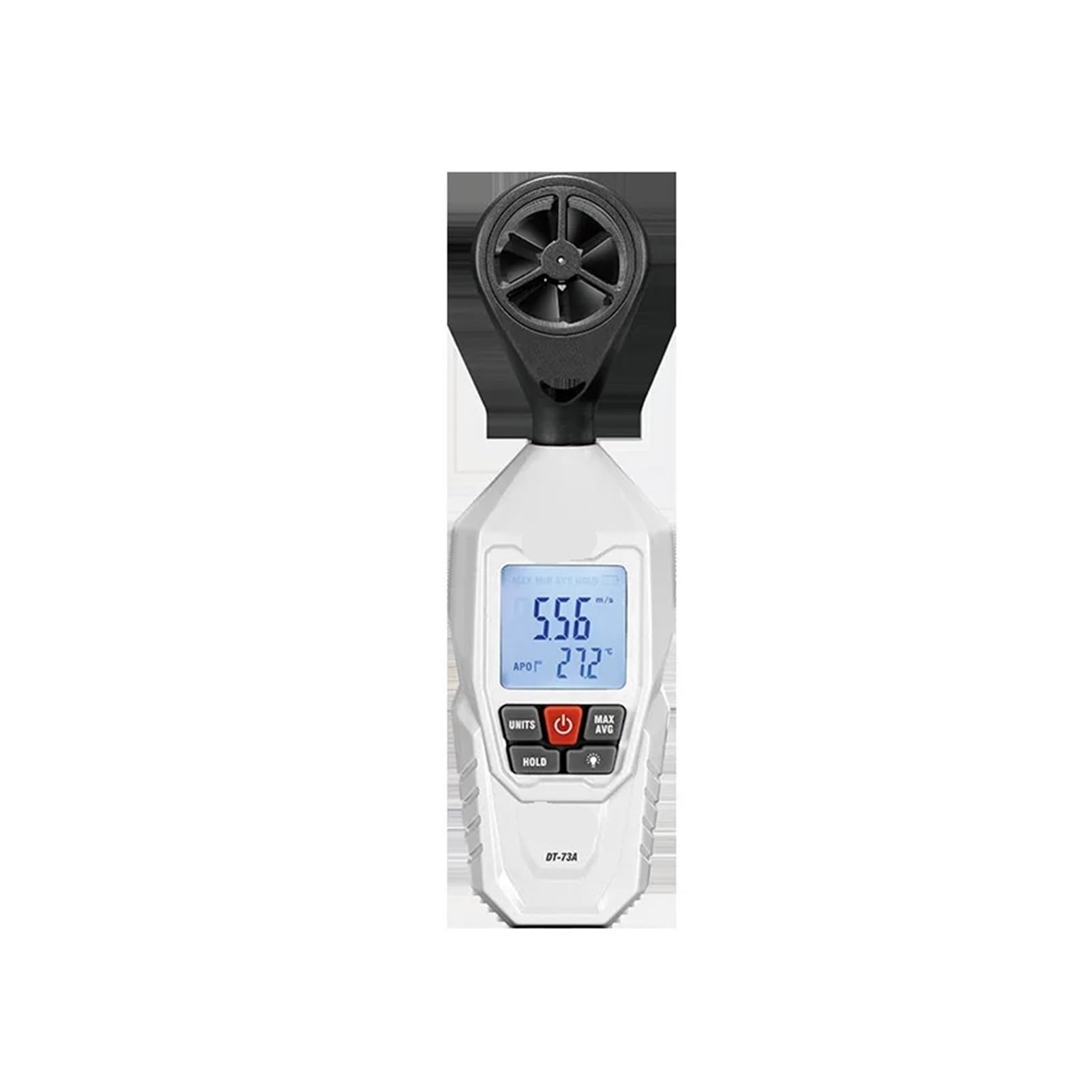 anemómetro Instrumento DT-73A Anemómetro digital portátil, medidor de volumen de aire, velocidad del viento y temperatura.