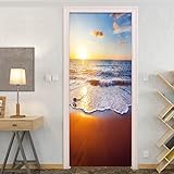 Dimensioni Adesivo per Porta: La dimensione totale è di 77 x 200 cm. L'adesivo è suddiviso in due parti da 38.5 x 200 cm ciascuna. Questo murale per porta è perfetto per decorare porte e pareti, aiutandoti a risparmiare sui costi di decorazione