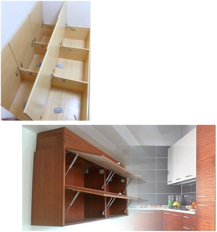 JZK 4 x Gas Hydraulic strut Stay Lift Hinge Piston arm Damper 120N for Heavy Flap Door Soft Close lid Support for Large Toy Box lid Cupboard Door Storage Chest lid - Image 4