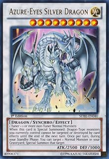 YU-GI-OH! - Azure-Eyes Silver Dragon (SDBE-EN040) - Structure Deck: Saga of Blue-Eyes White Dragon - 1st Edition - Ultra Rare