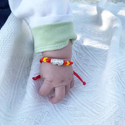 Image of Amulet for Children Red Bracelet for baby Birthday Gifts for grandsons and granddaughters