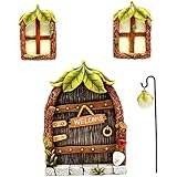 🌲 [Amplio ámbito de aplicación]: no solo es un regalo único y novedoso, sino que también puede decorar su jardín, patio, árboles, mini macetas, plantas, baños para pájaros, muebles en miniatura, plantas, esculturas, casas de cuentos de hadas, etc.