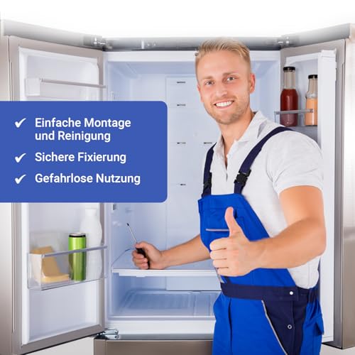 VIOKS Türdichtung 2m zum Selbstanfertigen ohne Magnet Weiß für Kühlschrank/Dichtung zum Zuschneiden Zubehör für Kühl Gefrierkombination, Kühlschrank