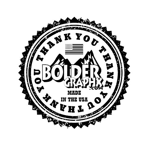 BOLDERGRAPHX 6075 Diver Down 6 Pack Various Sizes Vinyl Decal for Bumpers, Windows, laptops or Any Smooth Surface