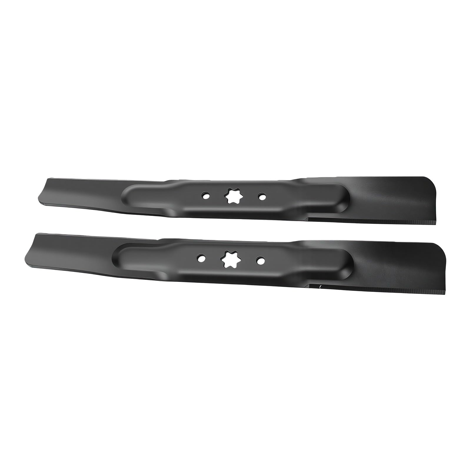 Cuchillas para Cortacésped de 42 Pulgadas, 6 Agujeros en Estrella, Longitud 21-3/16 Pulgadas, Alto, Acero Al Carbono, Reemplazo para Plataformas de 42 Compatibles con