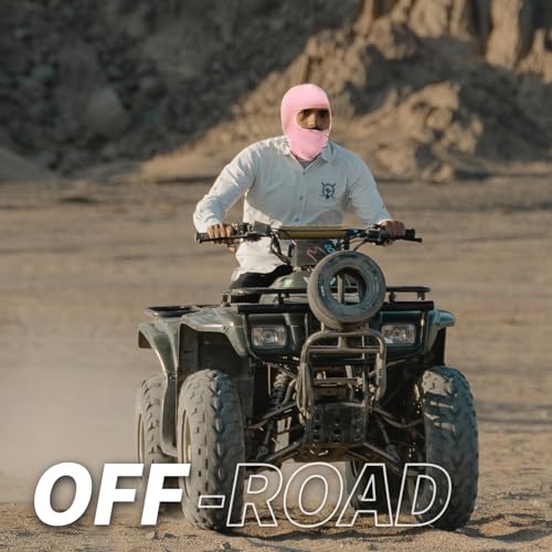 image for LONGKING Pink Balaclava Face Mask for Men and Women – Skiing, Snowbo