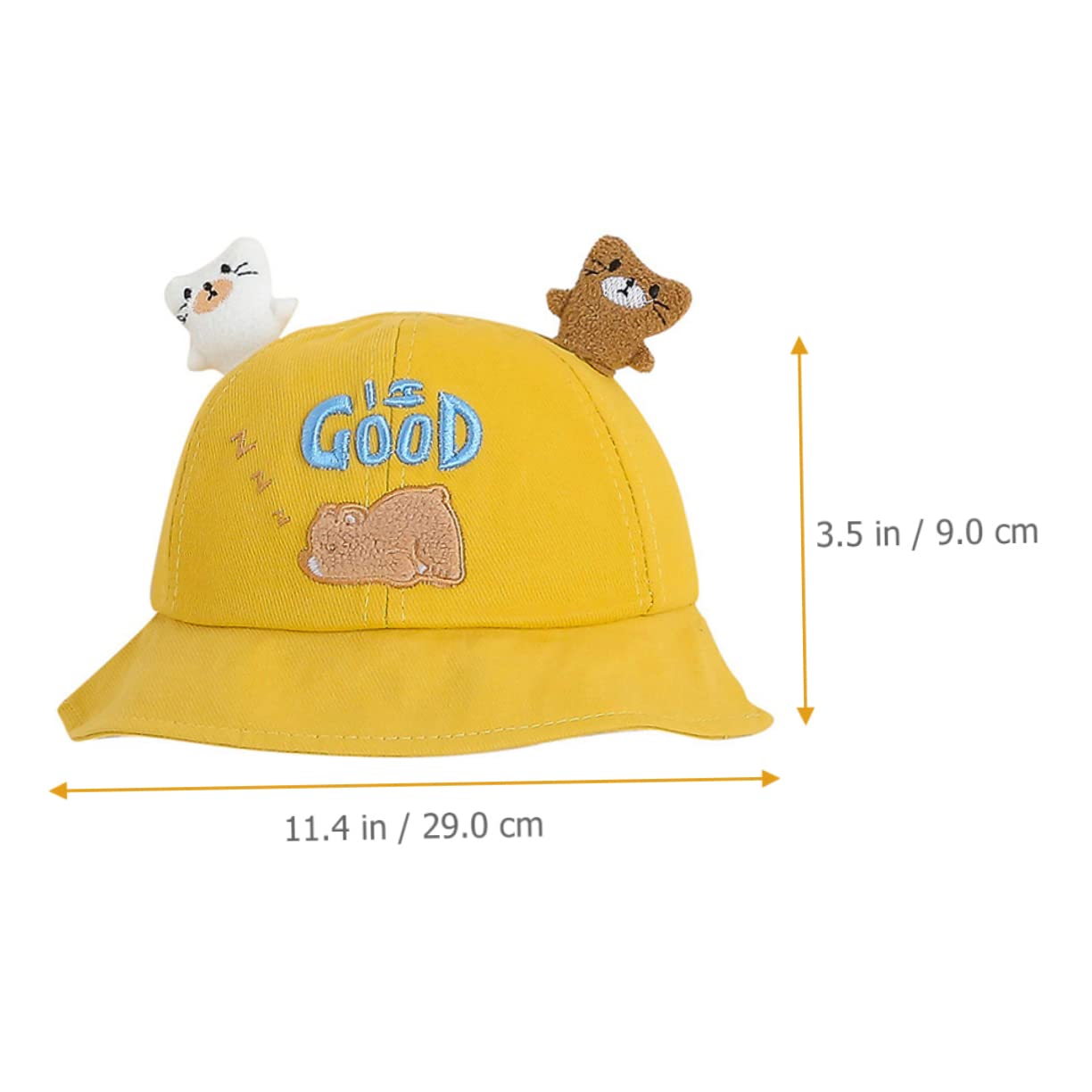 Homoyoyo Sonnenhut mit Krempe Cartoon Design Leicht Uv für Jungen im Frühling Sommer Tragbar für Outdoor Aktivitäten