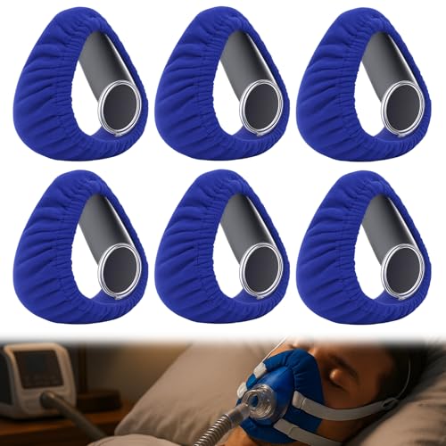 Huweko 6 Pack Vollgesichtsmasken Einlagen,CPAP-Maske Liner, Maskeneinlagen Wiederverwendbare,kompatibel mit F20 & F10 Maske, Nasenmasken, Mund-Masken, die meisten Vollgesichtsmasken (Rosa)