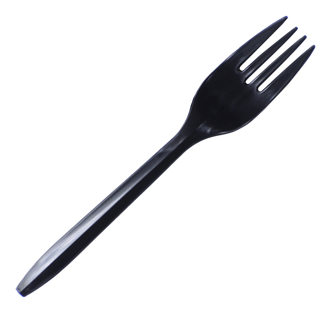 Daxwell Plastic Forks, Medium Weight Polypropylene (PP), Wrapped, Black, A10002156 (Case of 1,000)