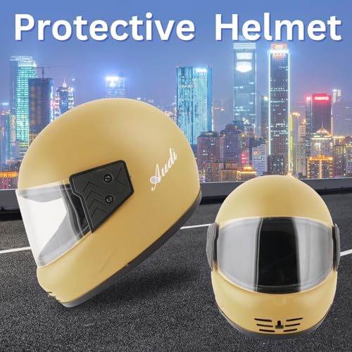 Image of Sage Square Audi Full Face Clear Visor Helmet | ISI Certified | High Standard Safety | Extra Comfort & Stylish